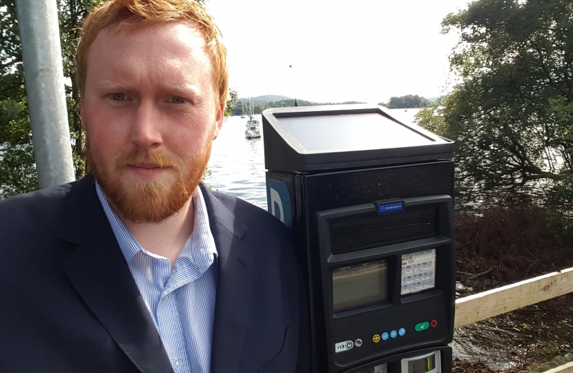 Ben Berry and Windermere Ferry Ticket Machine