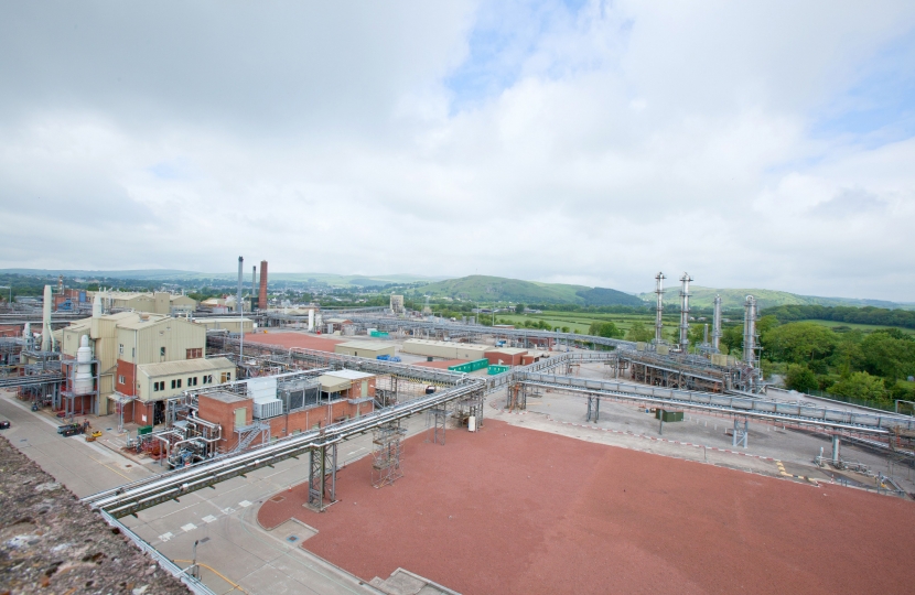 GSK's Manufacturing Site in Ulverston. Photo courtesy GlaxoSmithKline