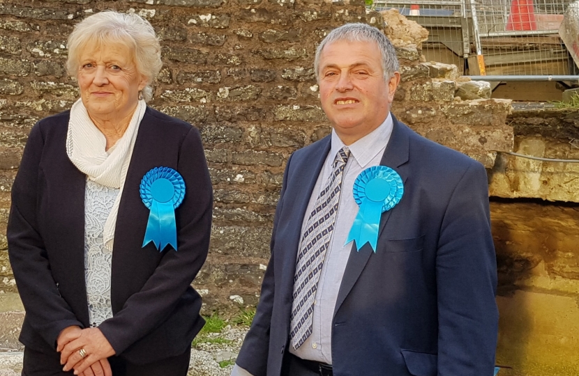 Cllr Sheila Capstick and Cllr Kevin Lancaster