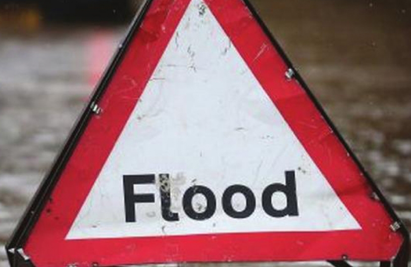 Flooding sign