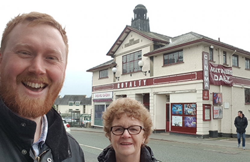 Cllr James Airey and Jane Hoyle 