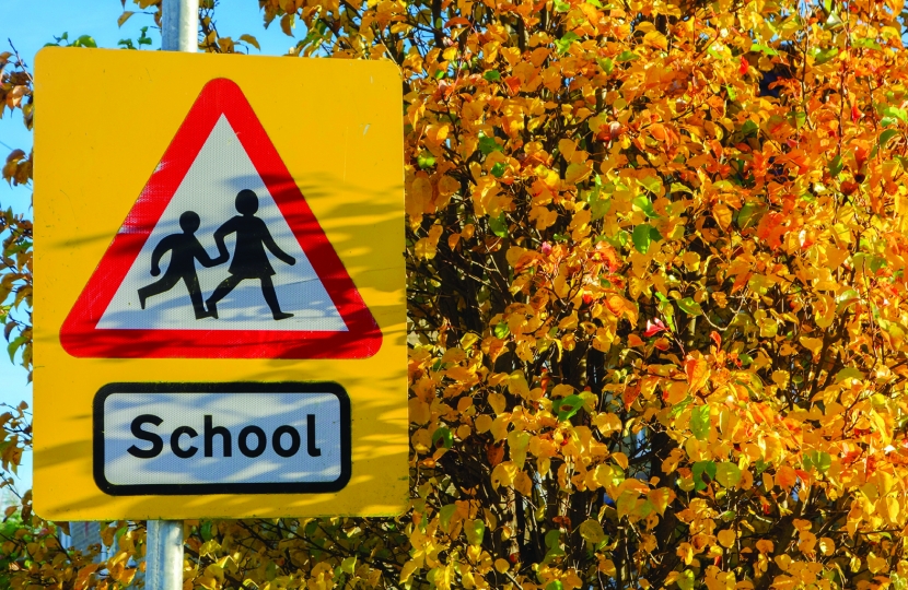 School crossing sign