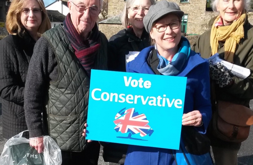 Some of the team in sunny Sedbergh this weekend supporting our excellent cand