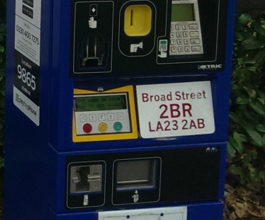 Car park ticket machine