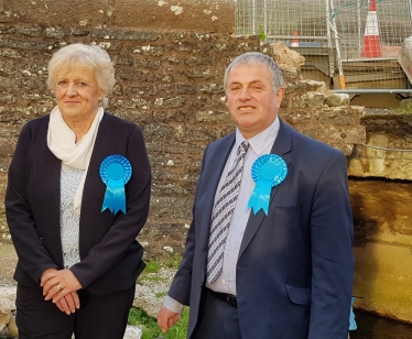 Cllr Sheila Capstick and Cllr Kevin Lancaster