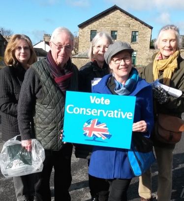 Some of the team in sunny Sedbergh this weekend supporting our excellent cand